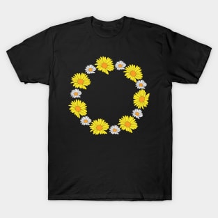 Daisies as a circle T-Shirt